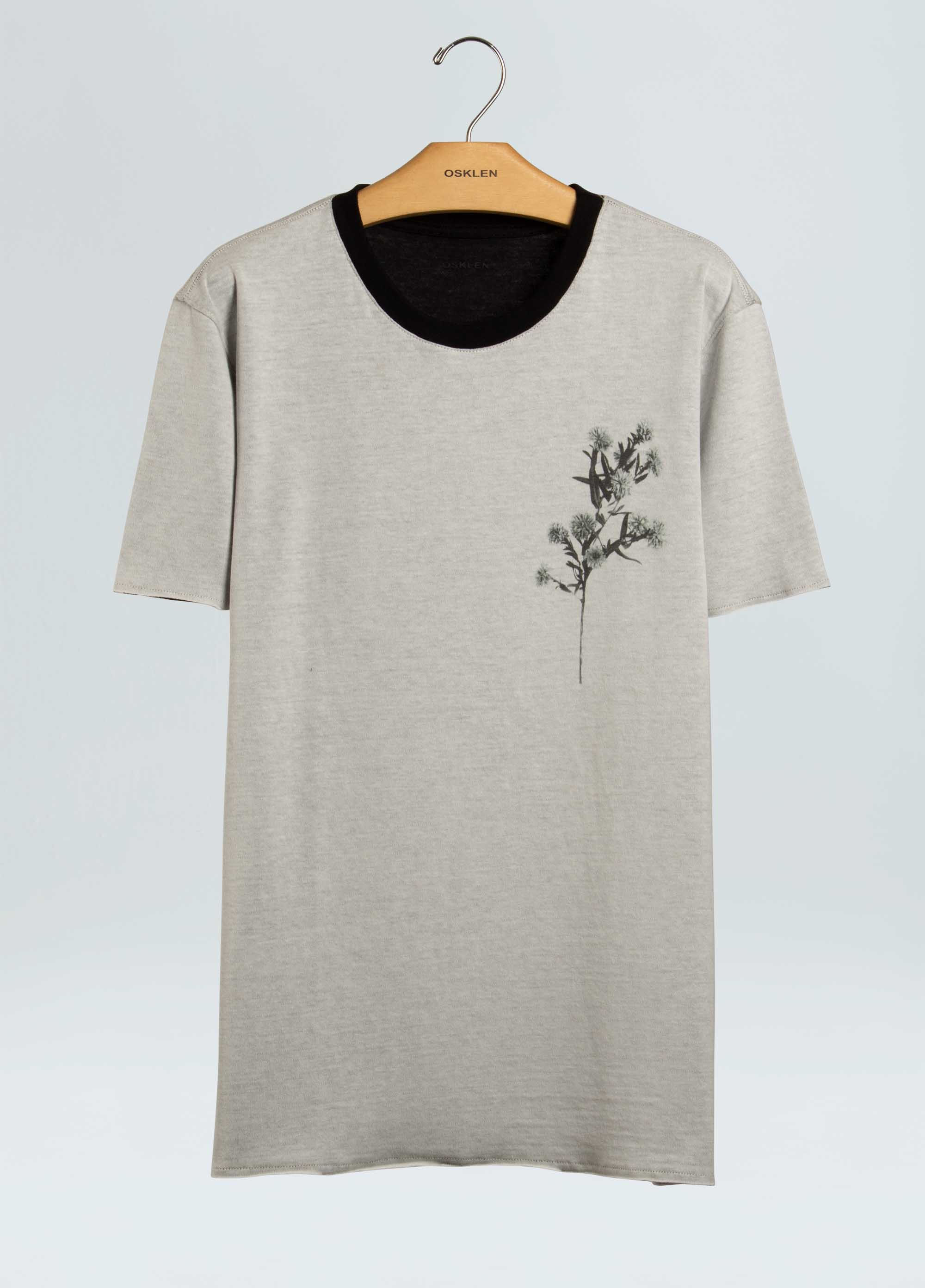 T-shirt double flor desfoque