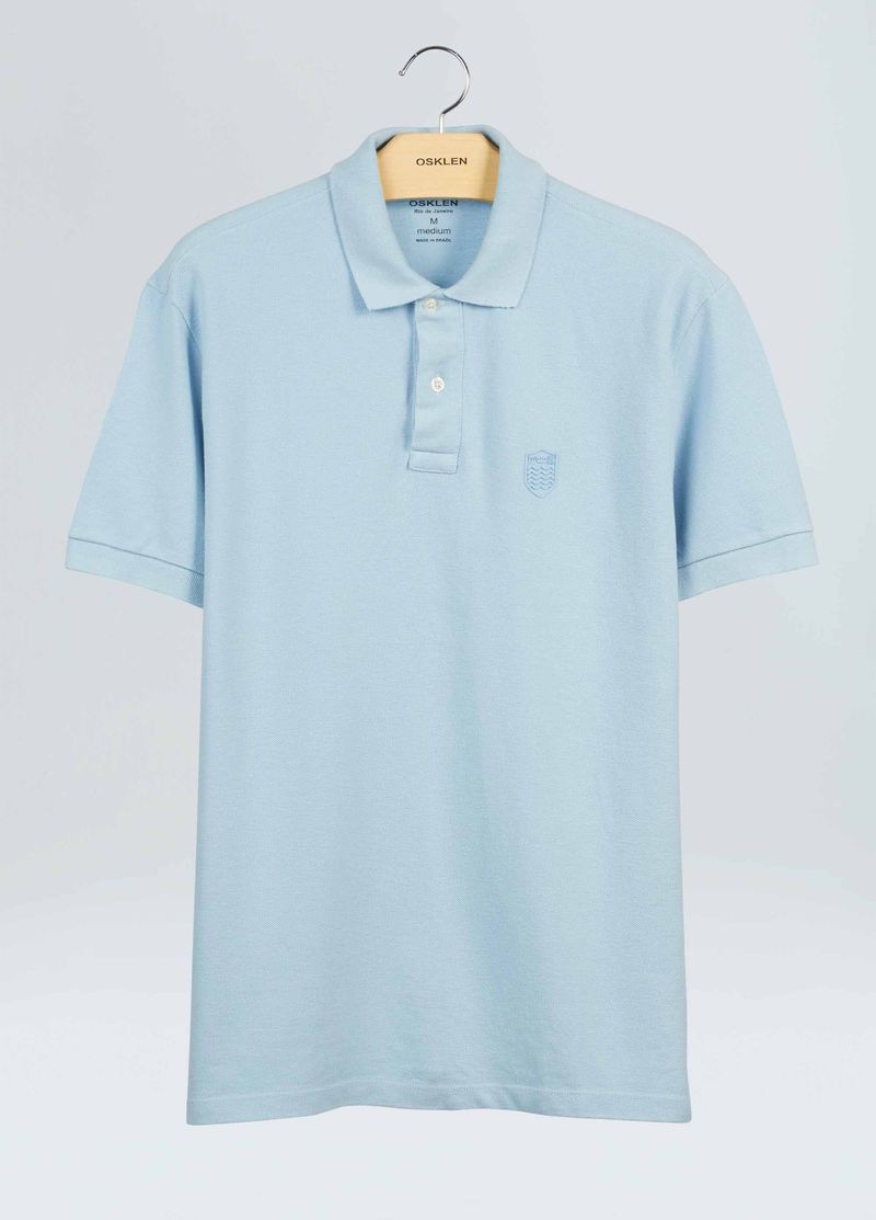 POLO MASC BRASAO EMBOSSED COLOR MC