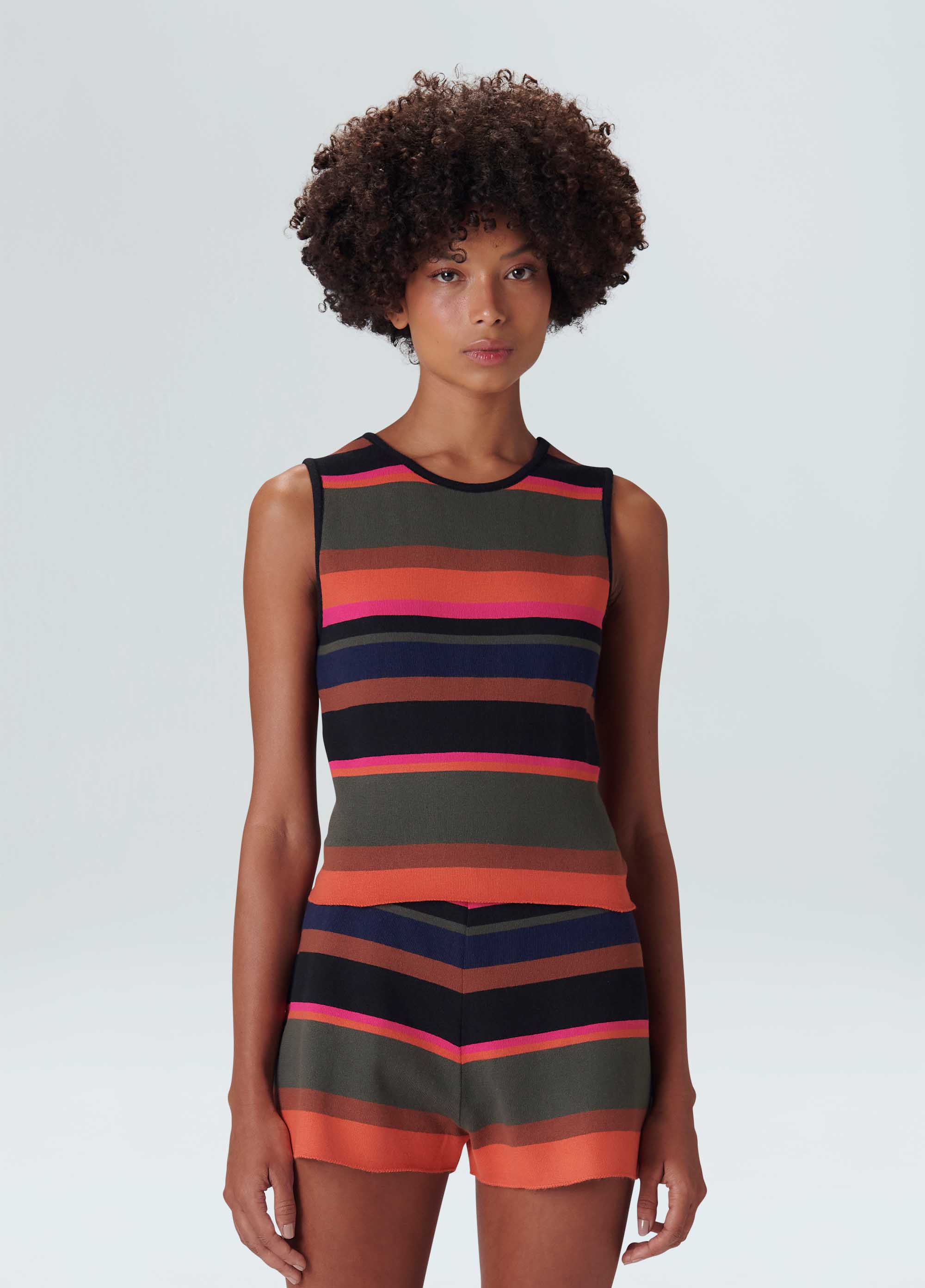 Top cropped tricot listras