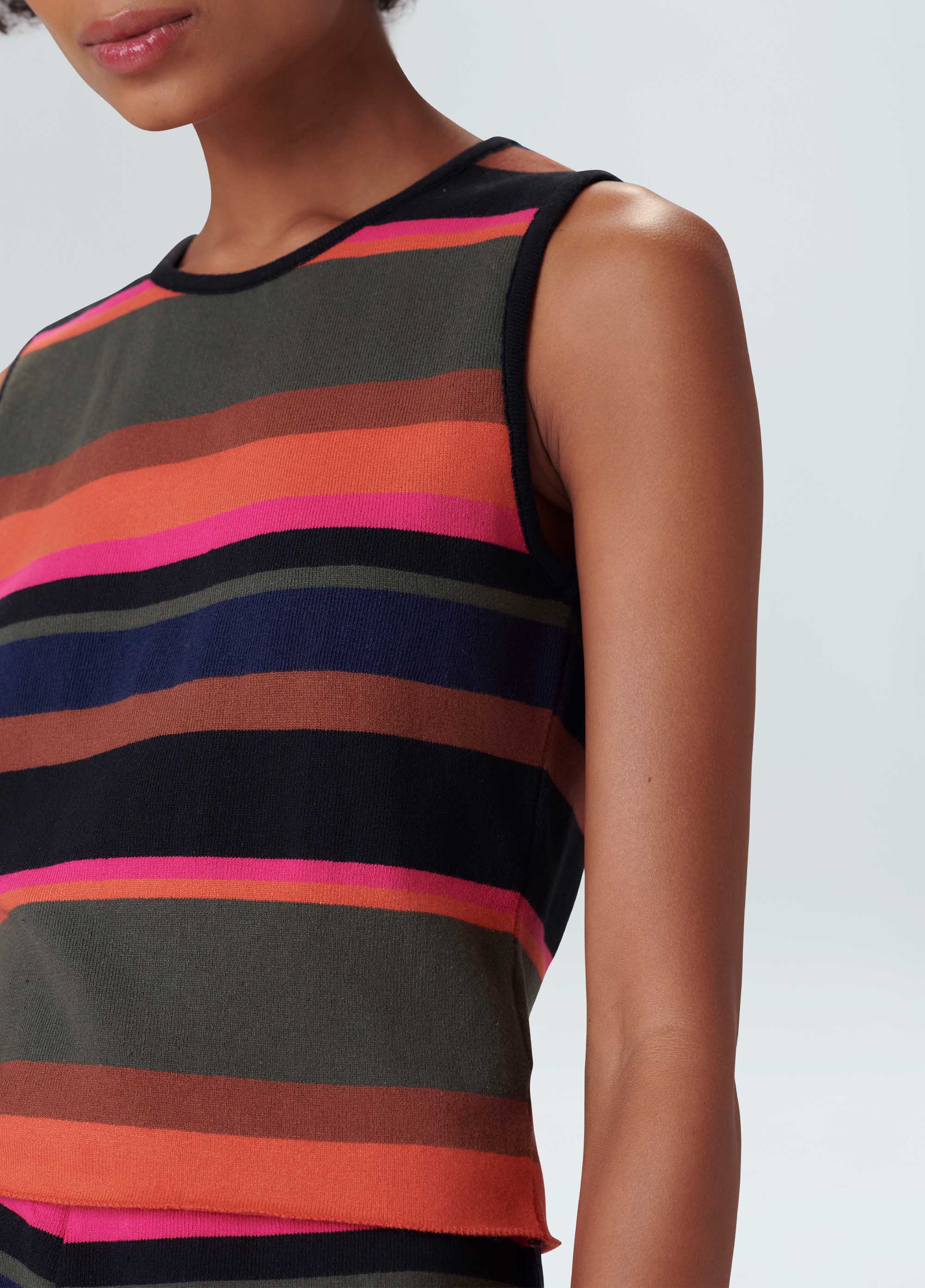 Top cropped tricot listras
