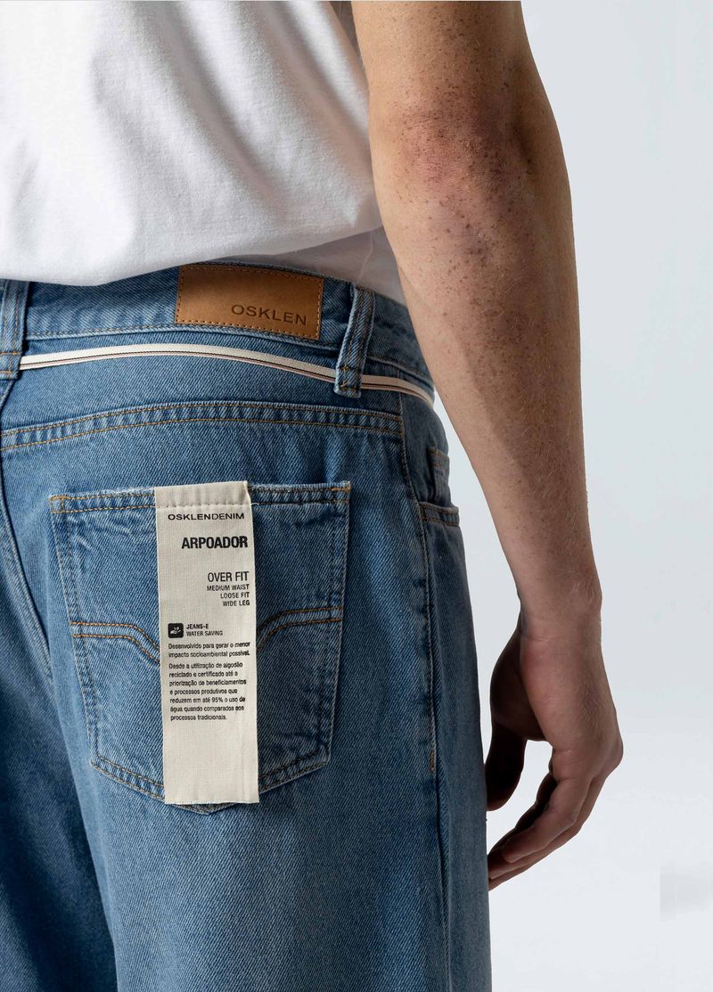 calca jeans arpoador pure light blue
