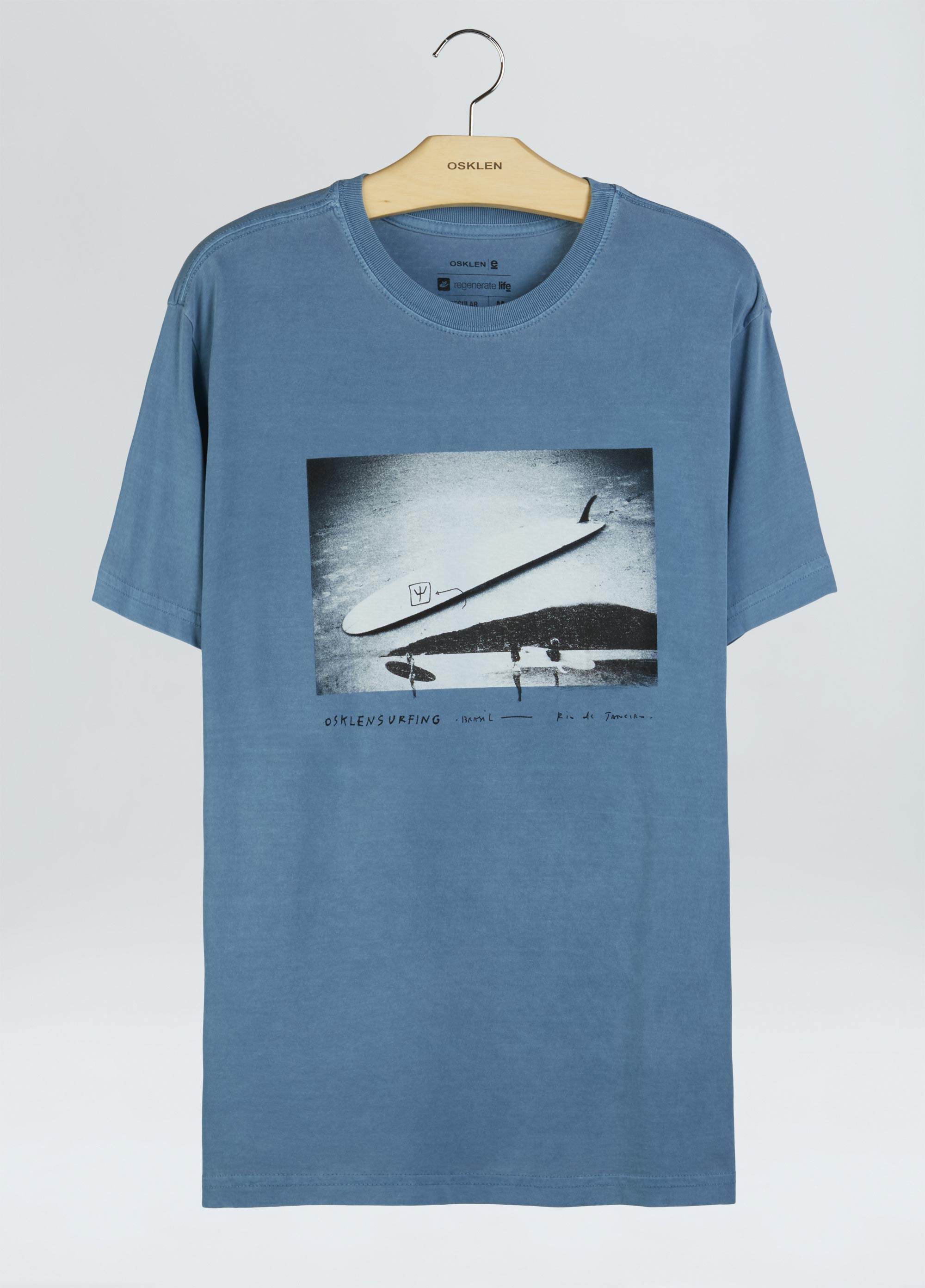 T-shirt stone longboard