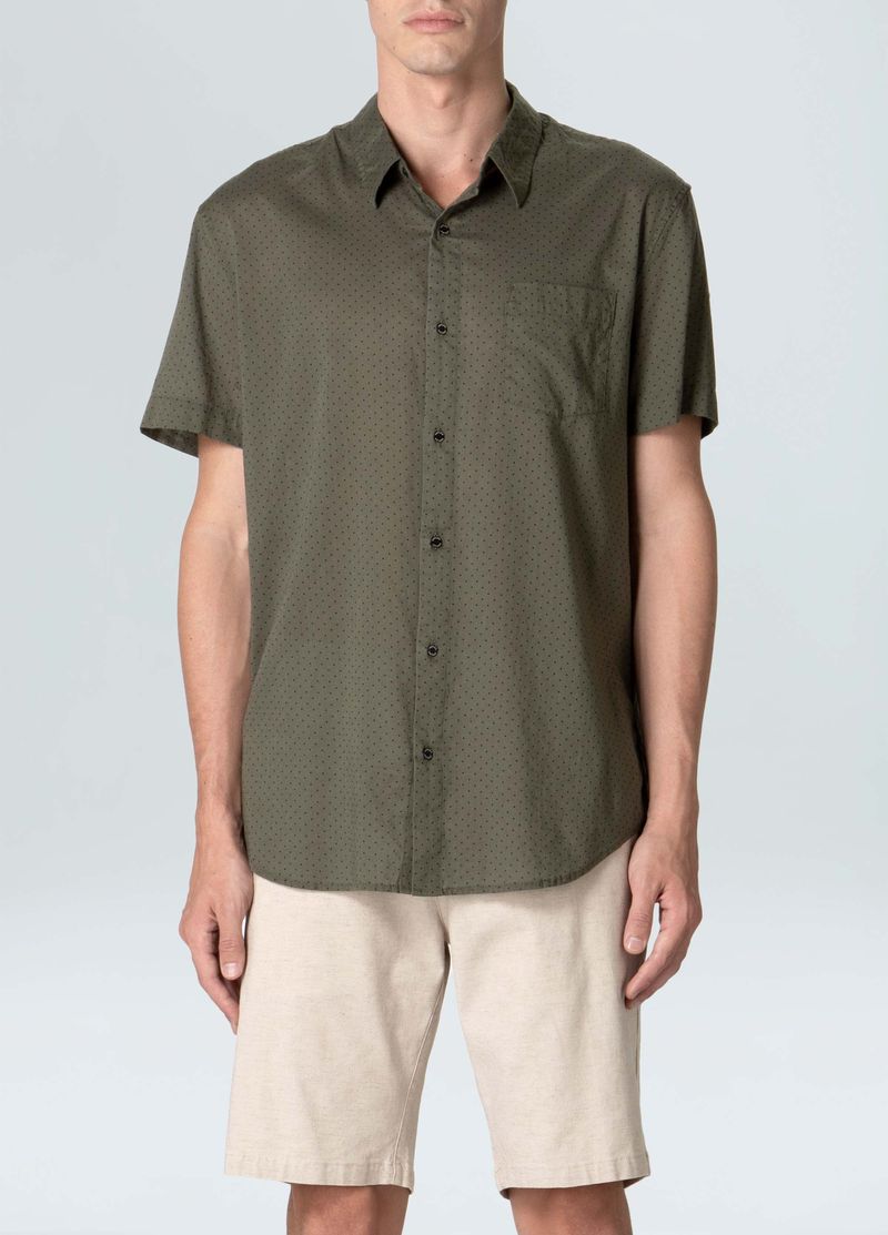 camisa light pois mc