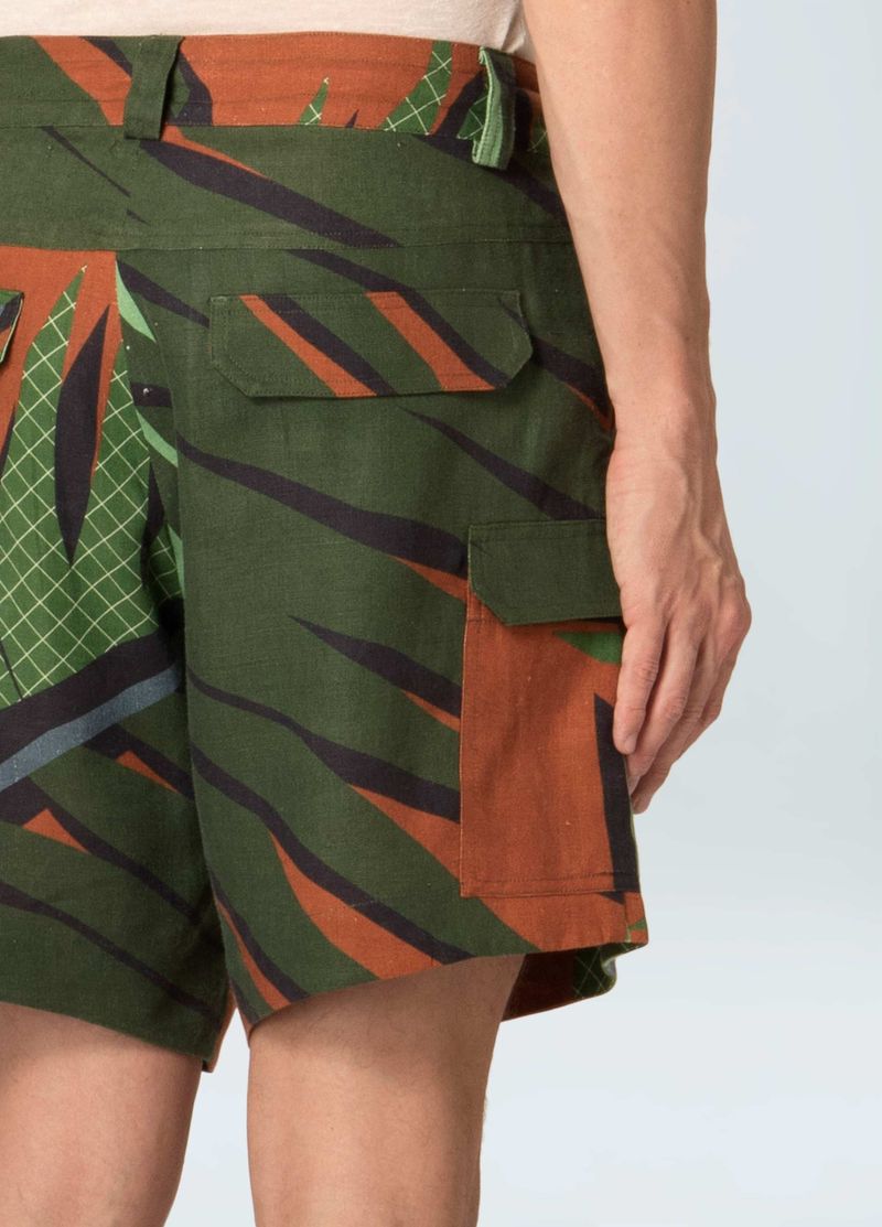 SHORT MASC LINEN CALIA TERRA
