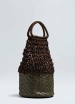 BOLSA PIRARUCU E MACRAME