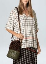BOLSA PIRARUCU E MACRAME