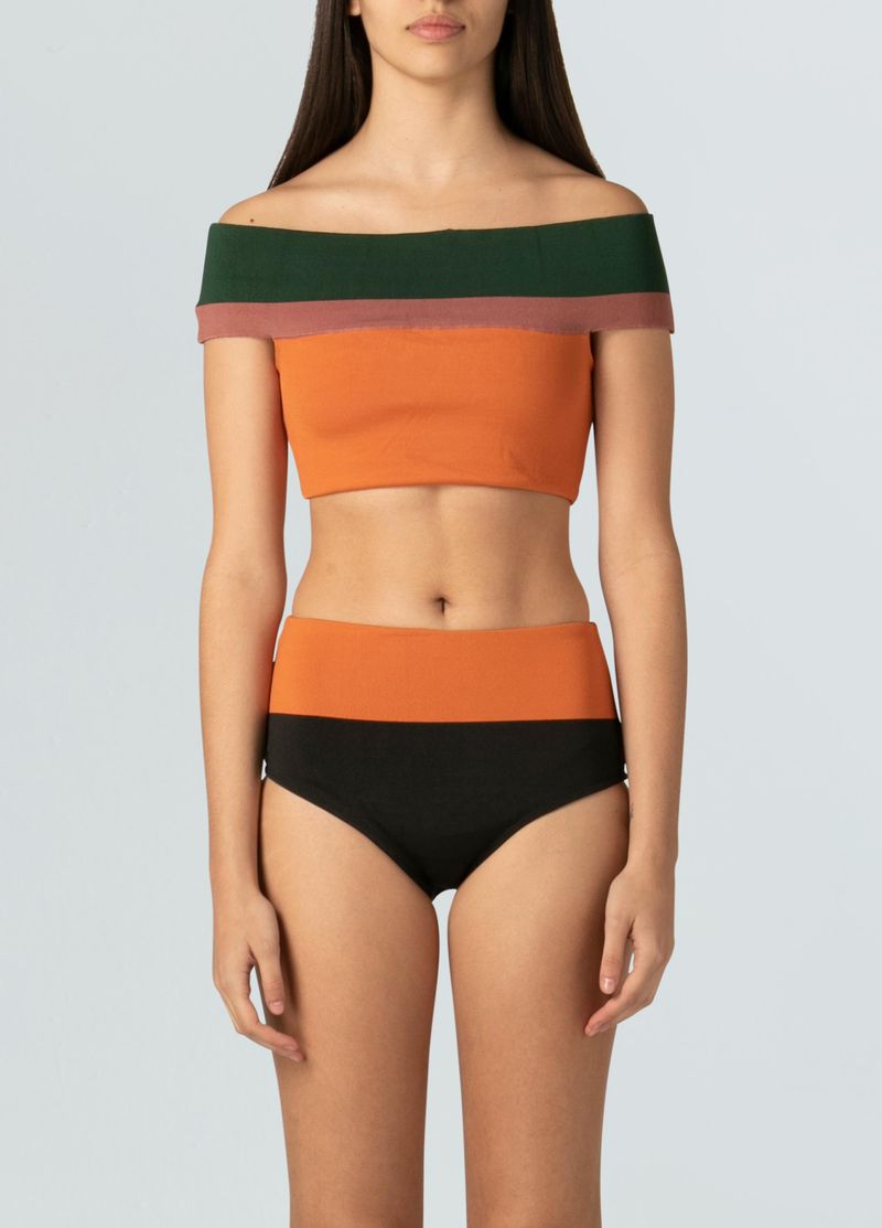 TOP TRICOT FAIXA OMBRO
