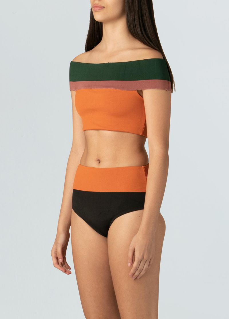 TOP TRICOT FAIXA OMBRO