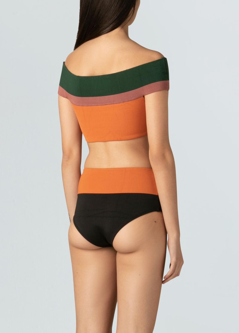 TOP TRICOT FAIXA OMBRO