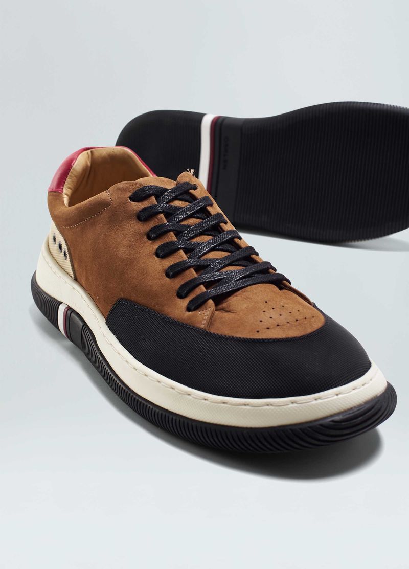 TENIS HYBRID LACES NOBUCK MASC