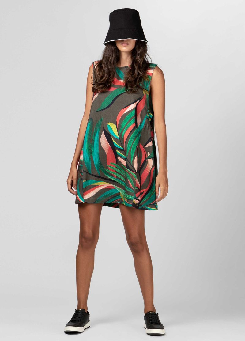 VESTIDO CURTO PALMCOR OLI