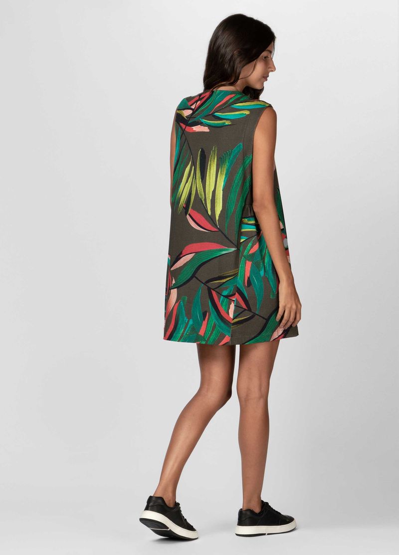 VESTIDO CURTO PALMCOR OLI