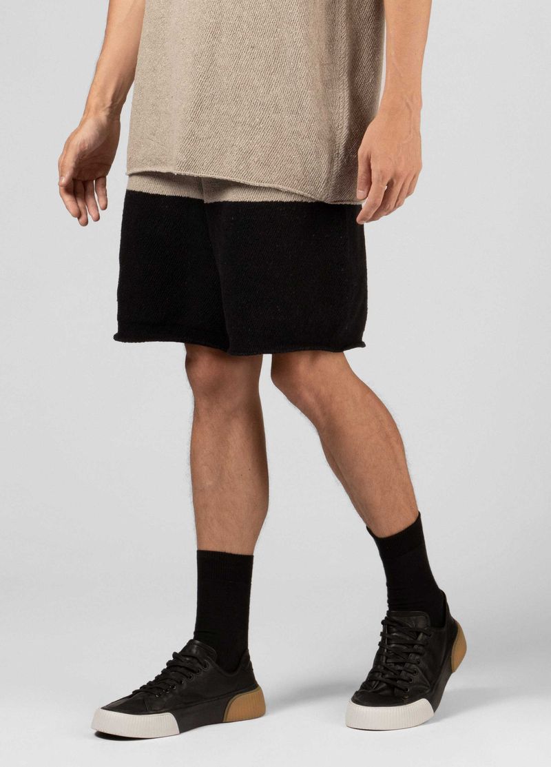 BERMUDA TRICOT ECO STRIPE
