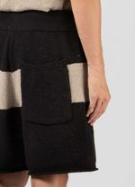 BERMUDA TRICOT ECO STRIPE