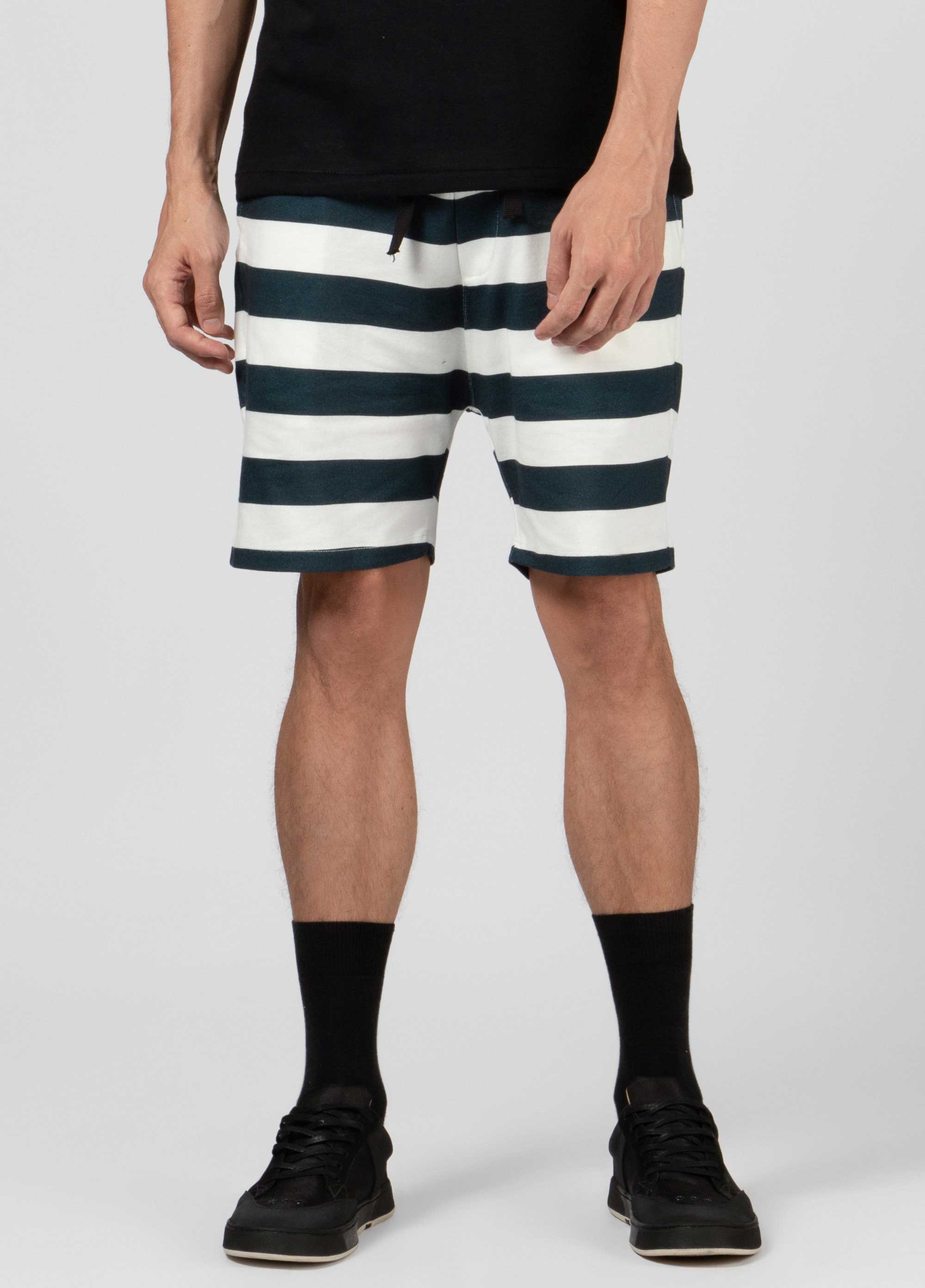 Bermuda casual striped color