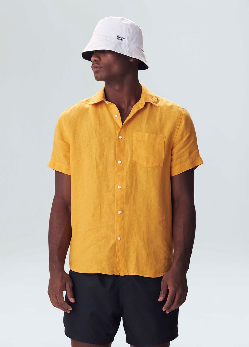 camisa classic linen mc