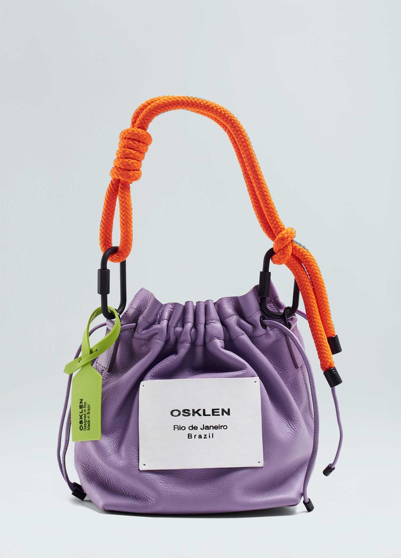 BOLSA SMALL COURO SOFT COULISSE