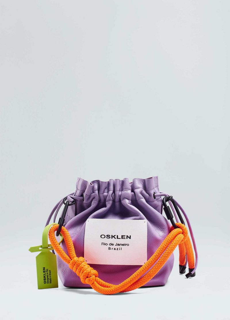BOLSA SMALL COURO SOFT COULISSE
