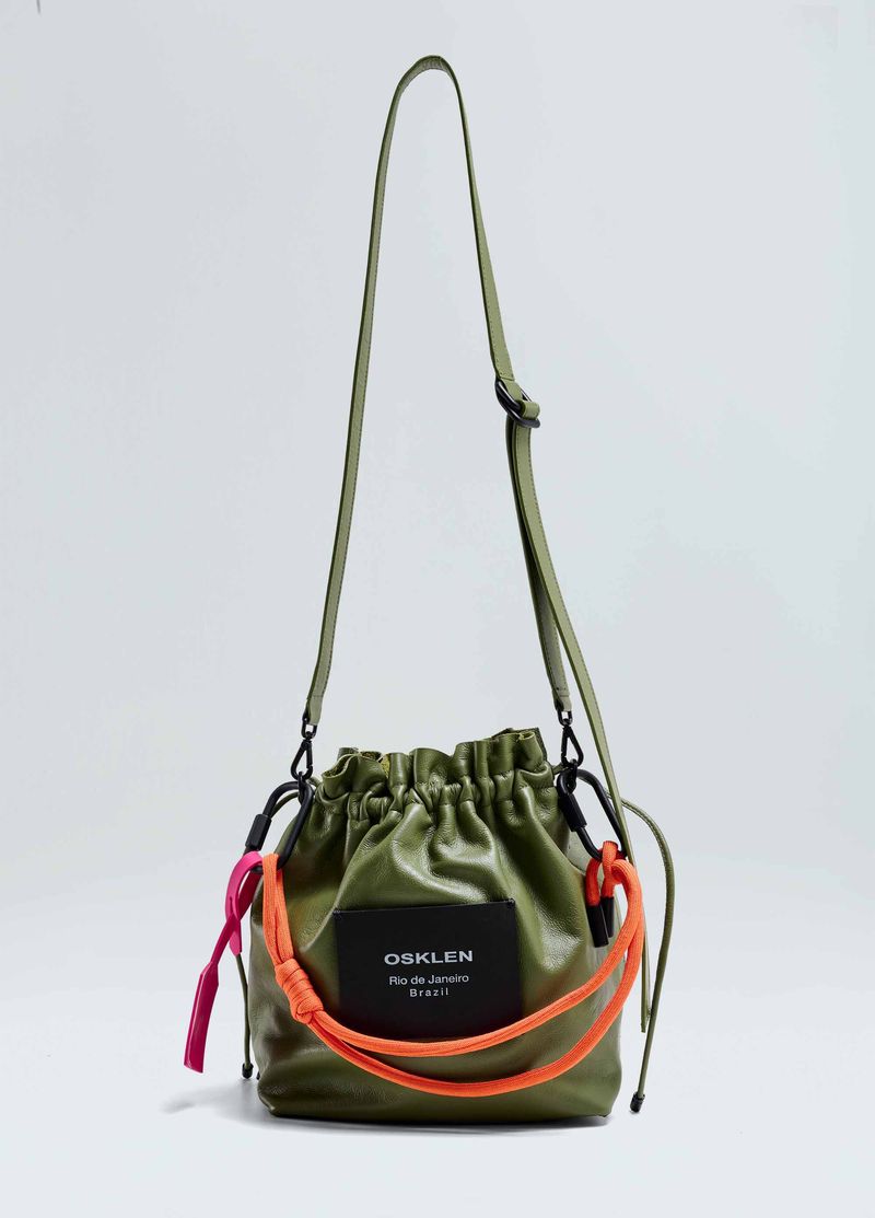 BOLSA COURO SOFT COULISSE