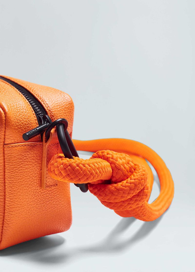 BOLSA COURO CROSSBODY TWO STRAPS