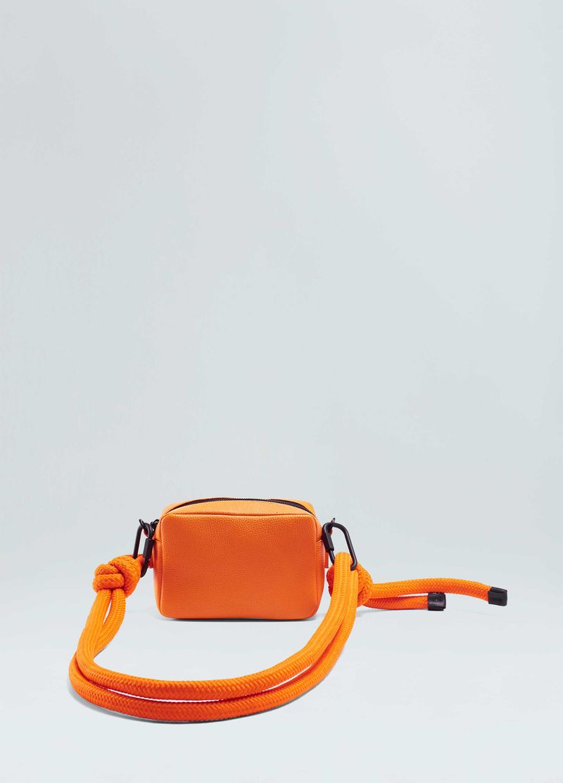 BOLSA COURO CROSSBODY TWO STRAPS