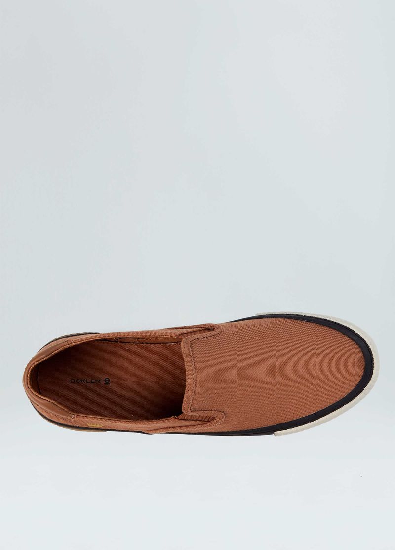 TENIS CANVAS SLIP ON TRIPLE BLACK SOLE