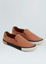 TENIS CANVAS SLIP ON TRIPLE BLACK SOLE