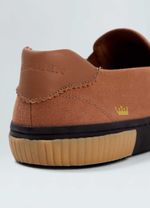 TENIS CANVAS SLIP ON TRIPLE BLACK SOLE