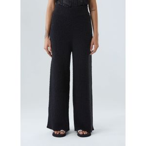 Calça tricot bouclet