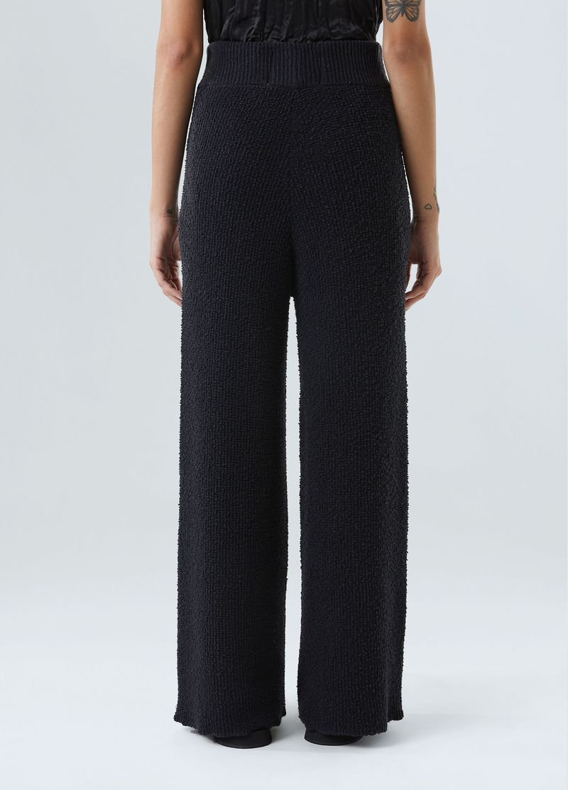 calca tricot bouclet