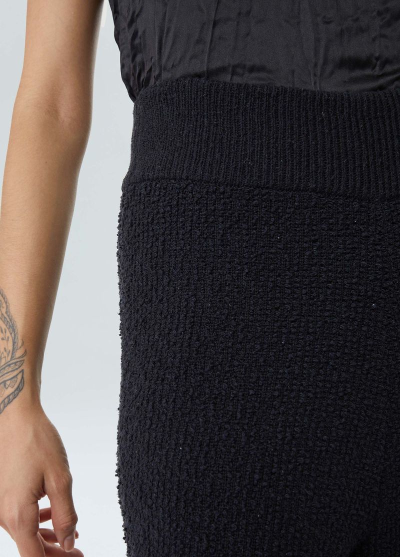 calca tricot bouclet