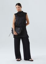 calca tricot bouclet