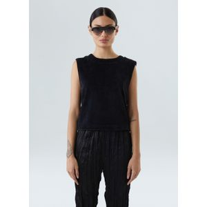 Sleeveless plush gola