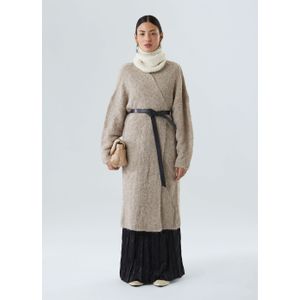 Maxi cardigan tricot osklen feminino