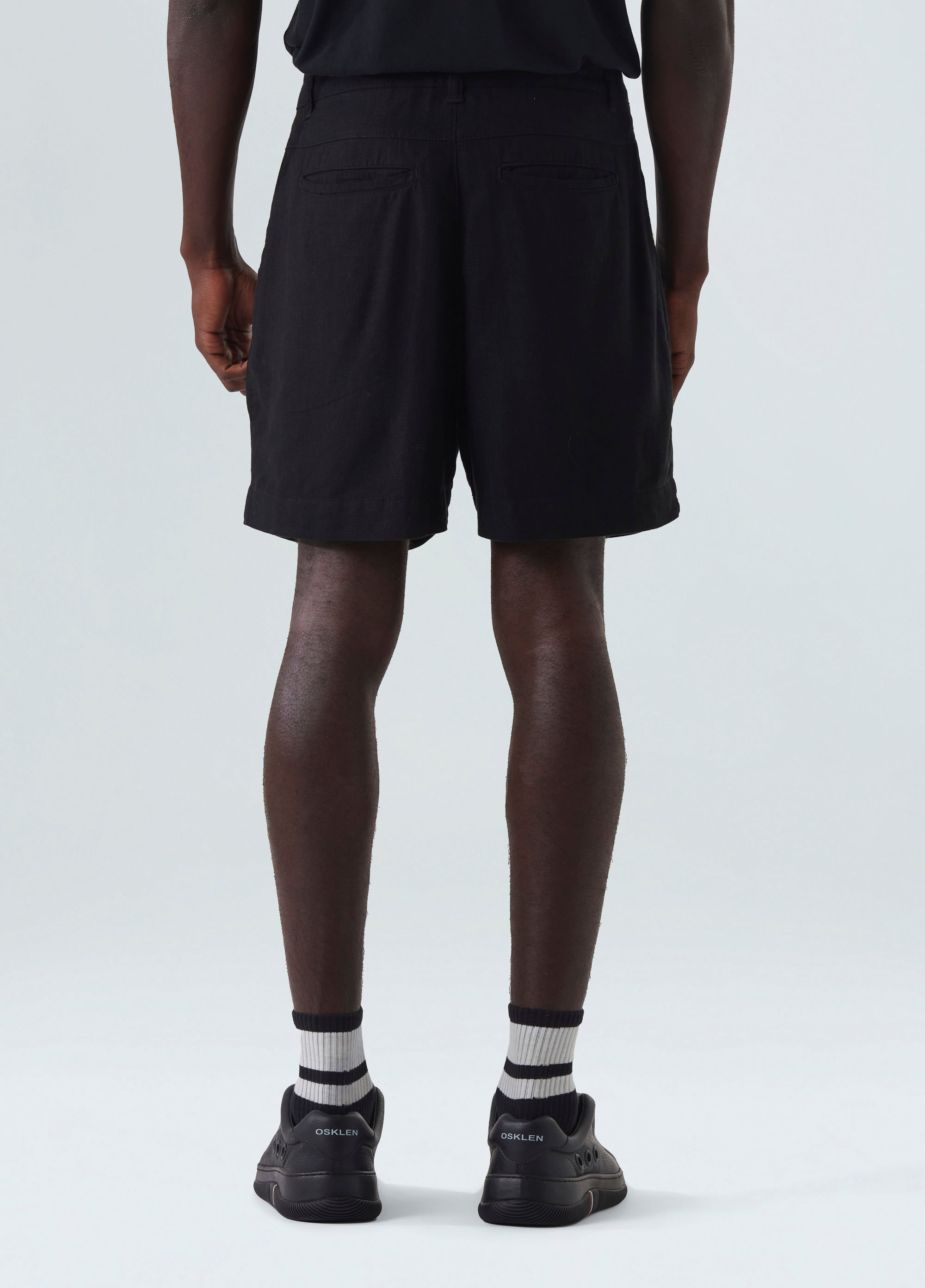 bermuda alfaiataria linen jazz