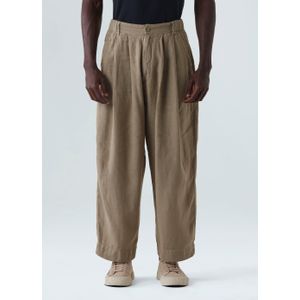 Calça om linen pleats