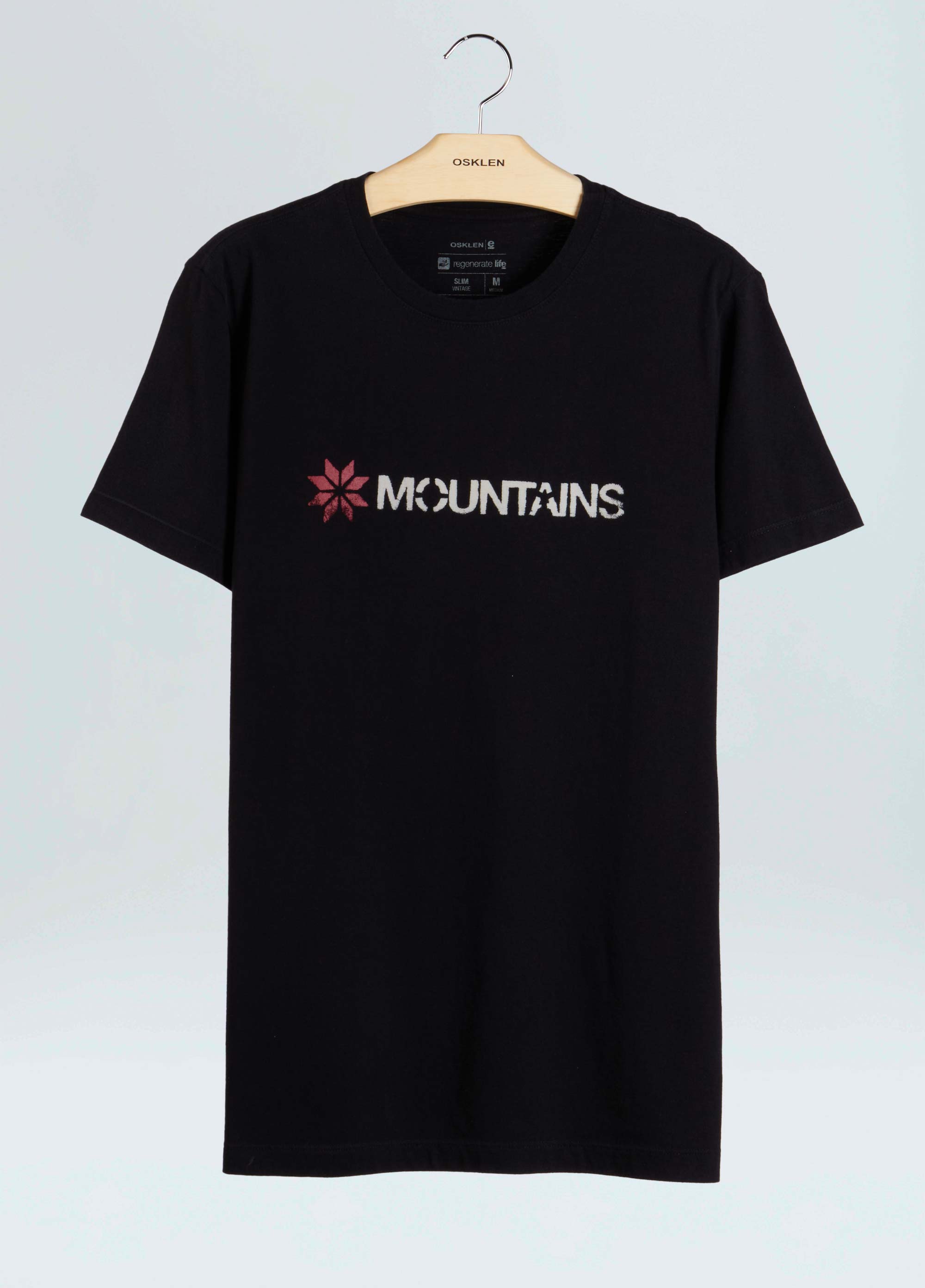 TSHIRT VINTAGE MOUNTAINS STENCIL