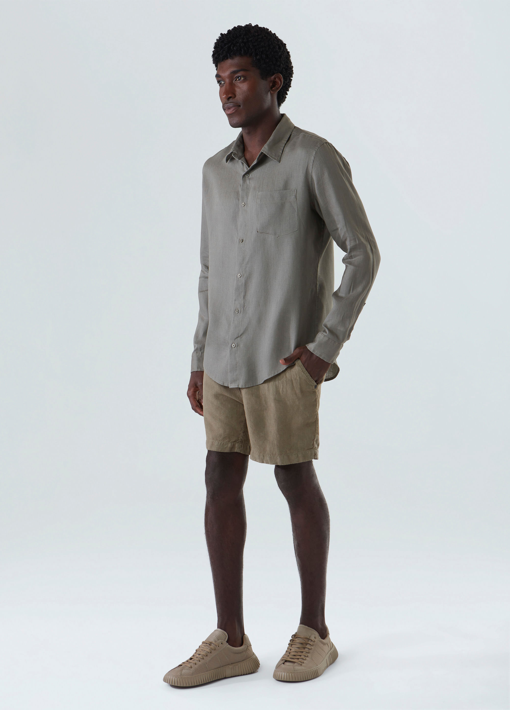 Camisa  classic linen