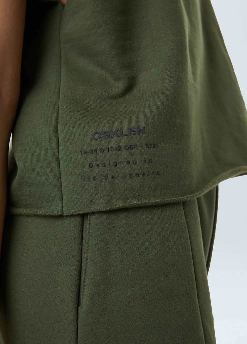 sleeveless fem moletom forest