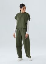 sleeveless fem moletom forest