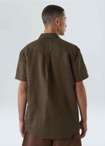 CAMISA MC LINEN PLAID