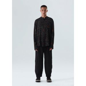 Camisa linen semente dark