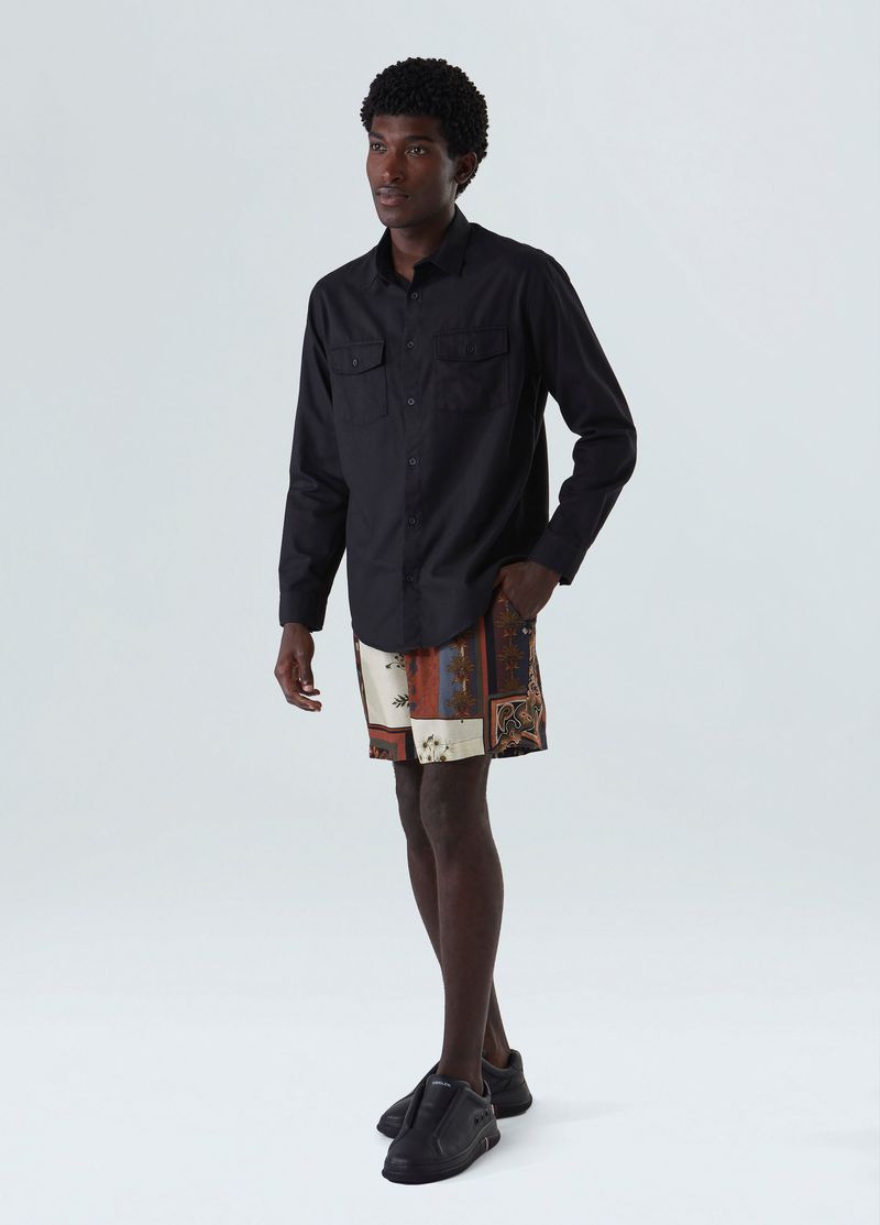 camisa bordado arabesco ml