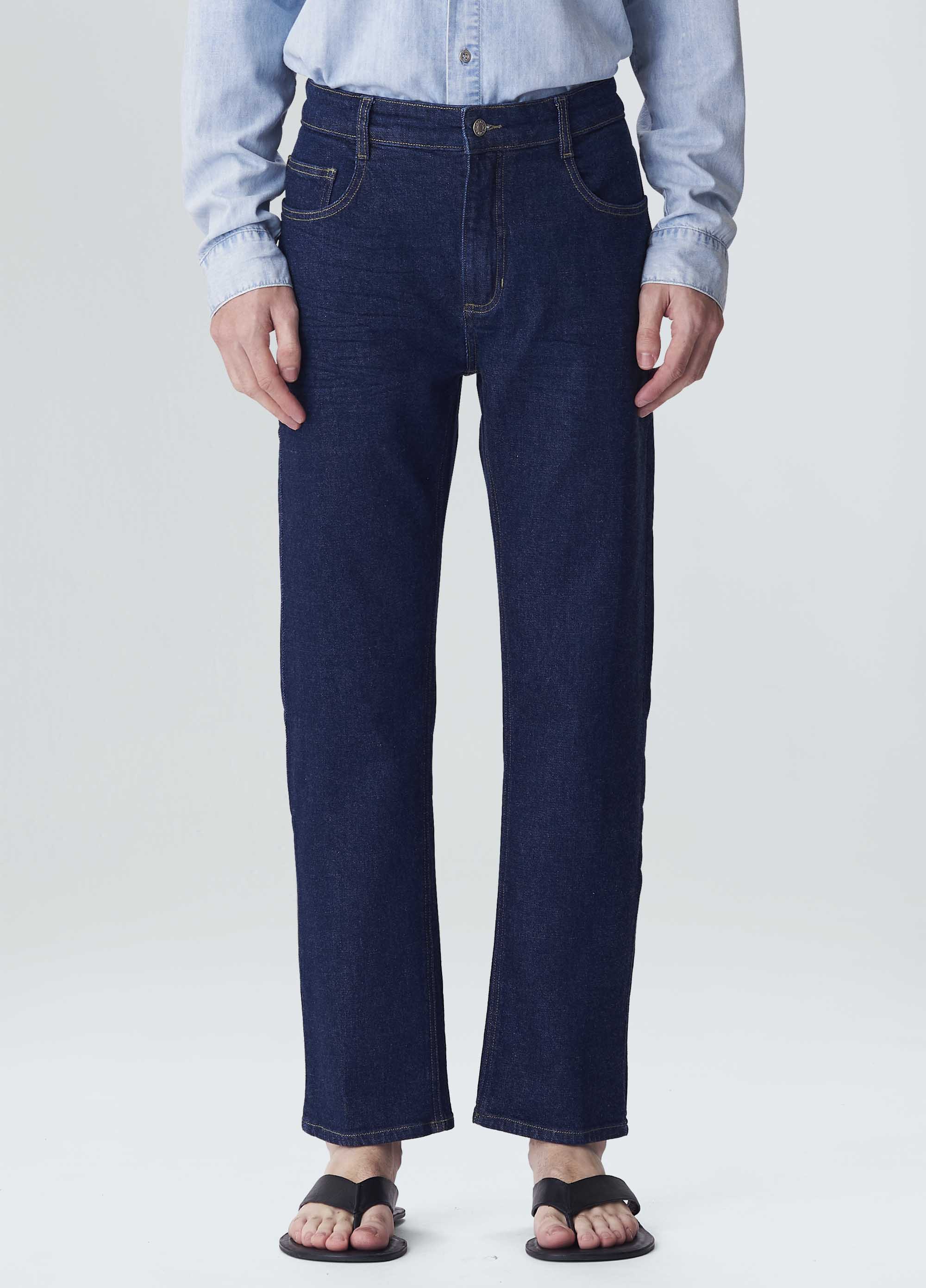 Calça jeans horto blue basic