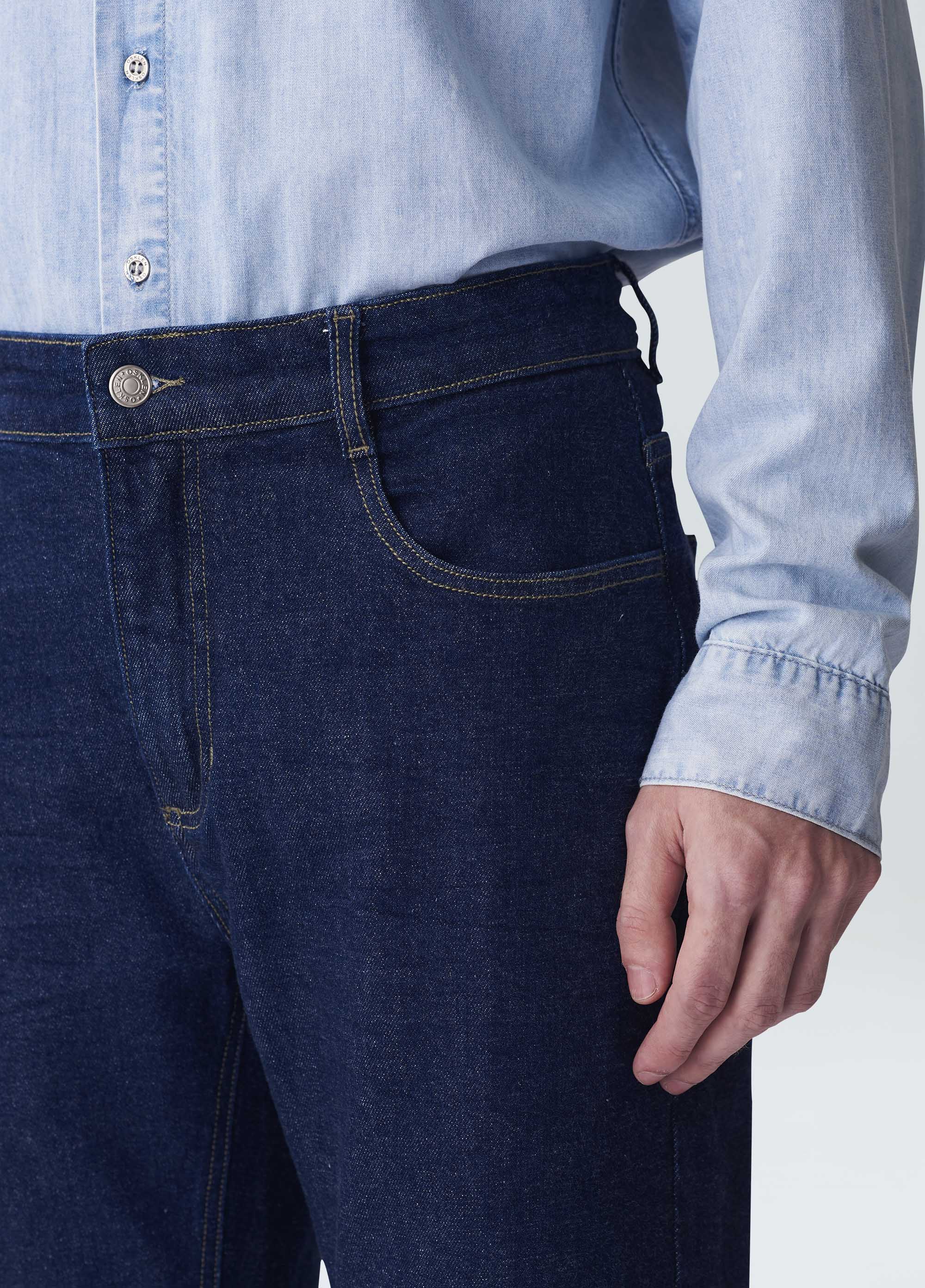 Calça jeans horto blue basic
