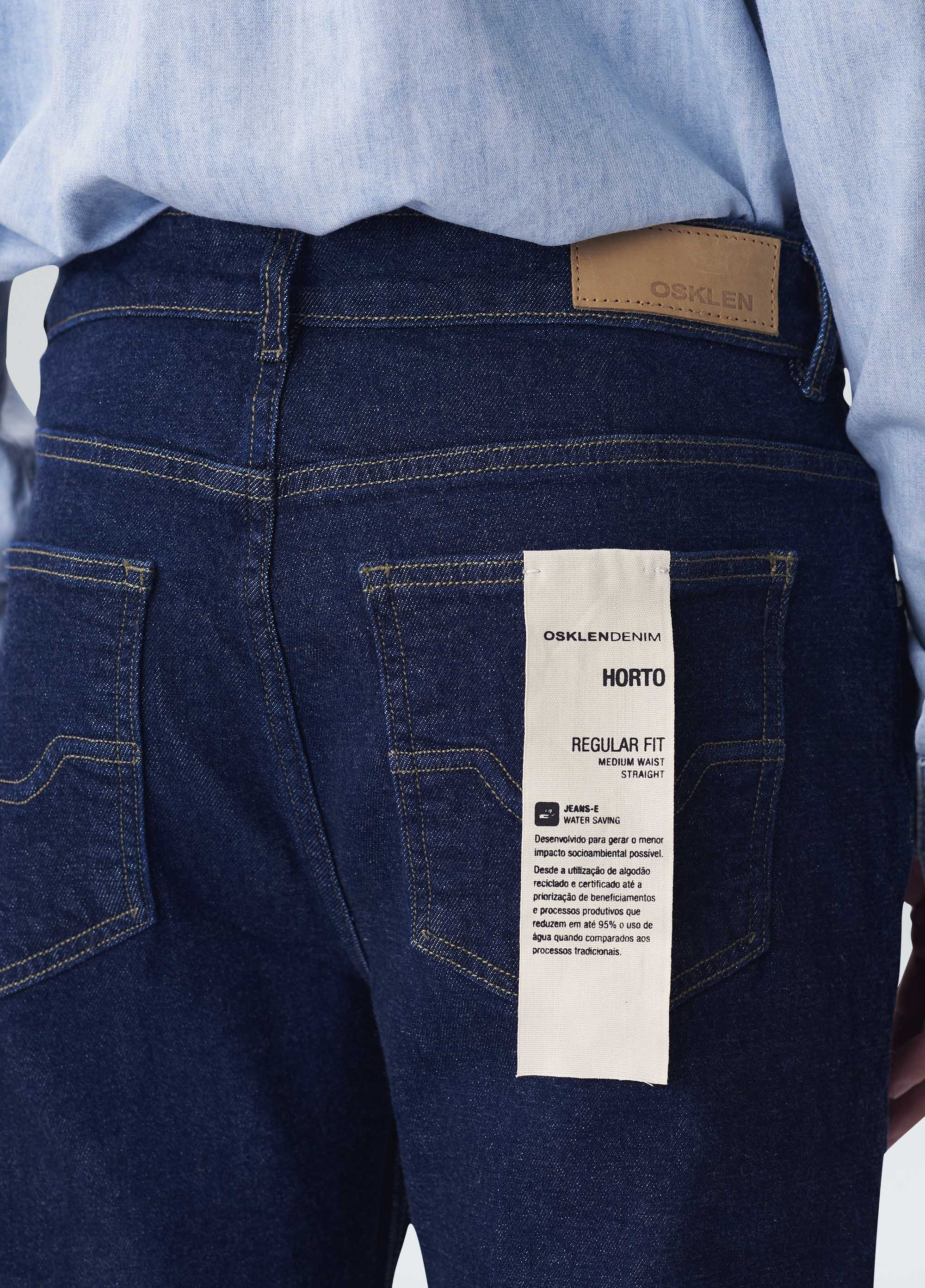 Calça jeans horto blue basic