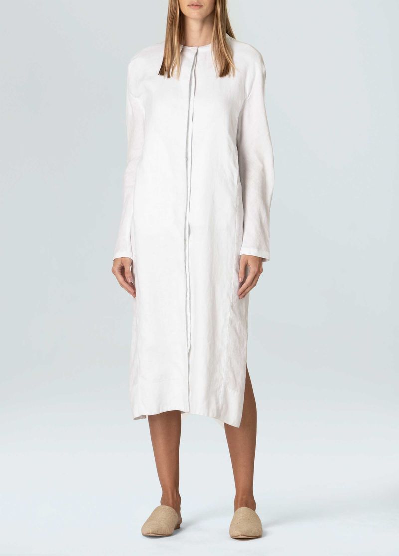 vestido chemise fendas