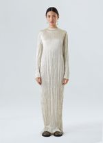 VESTIDO WRINKLED SATIN DOUBLE FACE