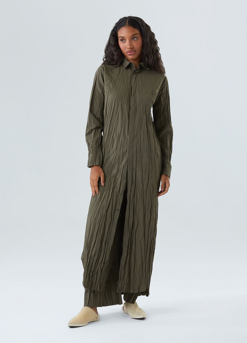 CHEMISE TRICOLINE WRINKLED LONGO