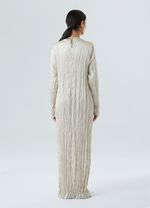 VESTIDO WRINKLED SATIN DOUBLE FACE